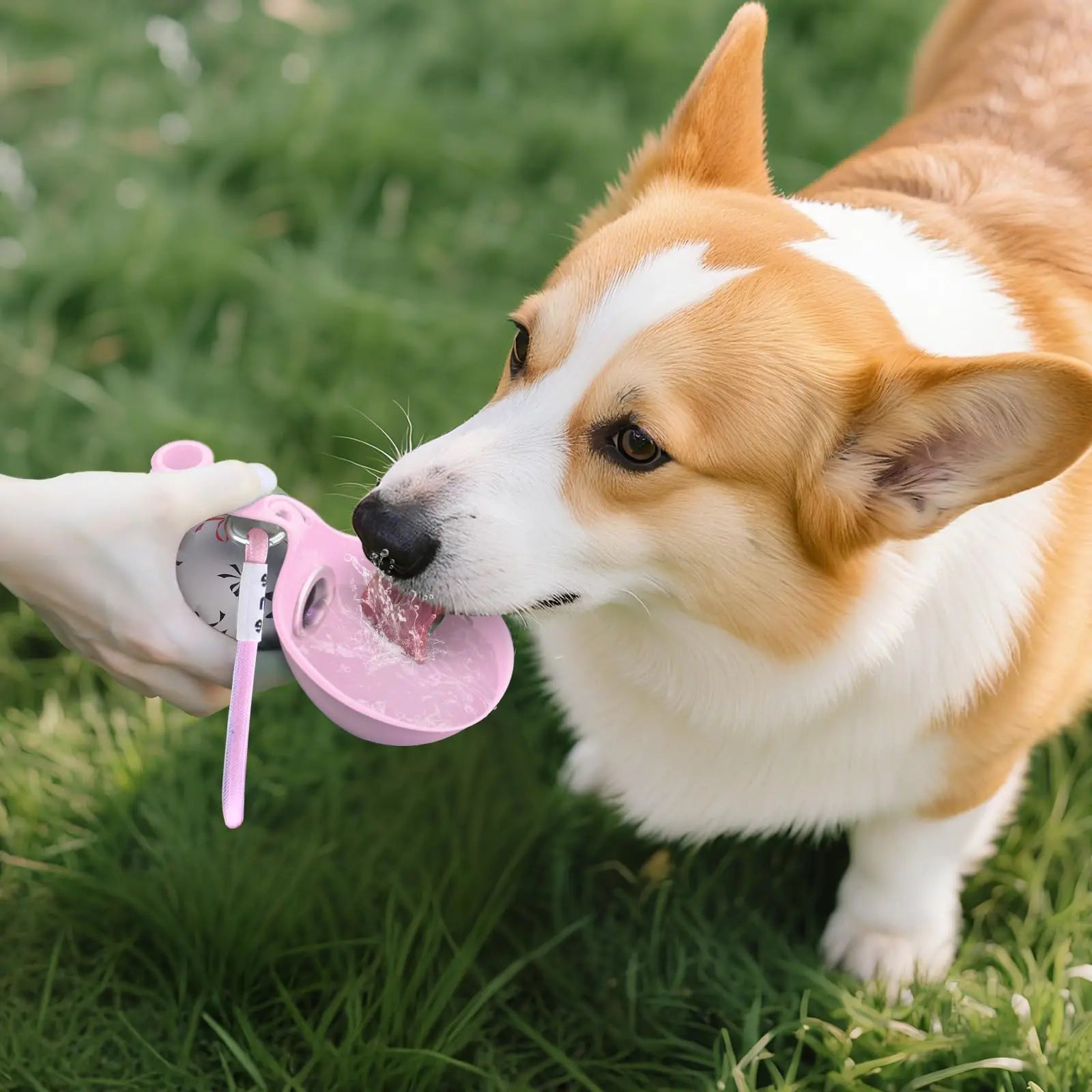 2-in-1 Dog Travel Water Bottle
