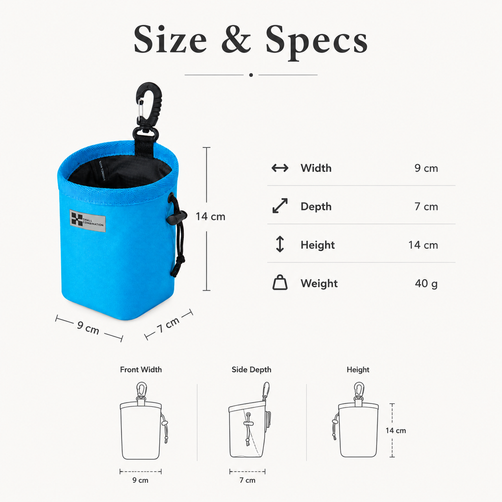 Compact Dog Training Treat Pouch