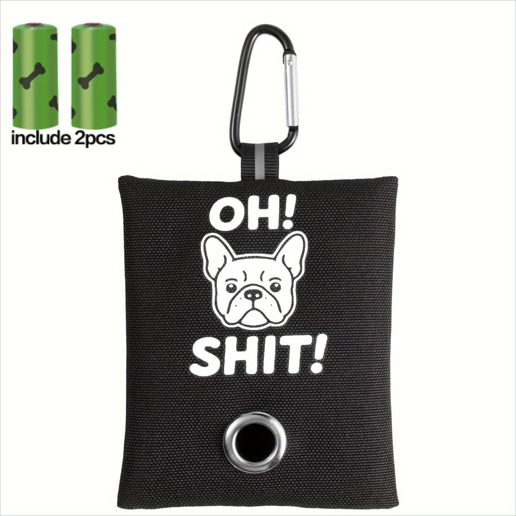 Funny “Oh Shit” Dog Poo Bag Holder