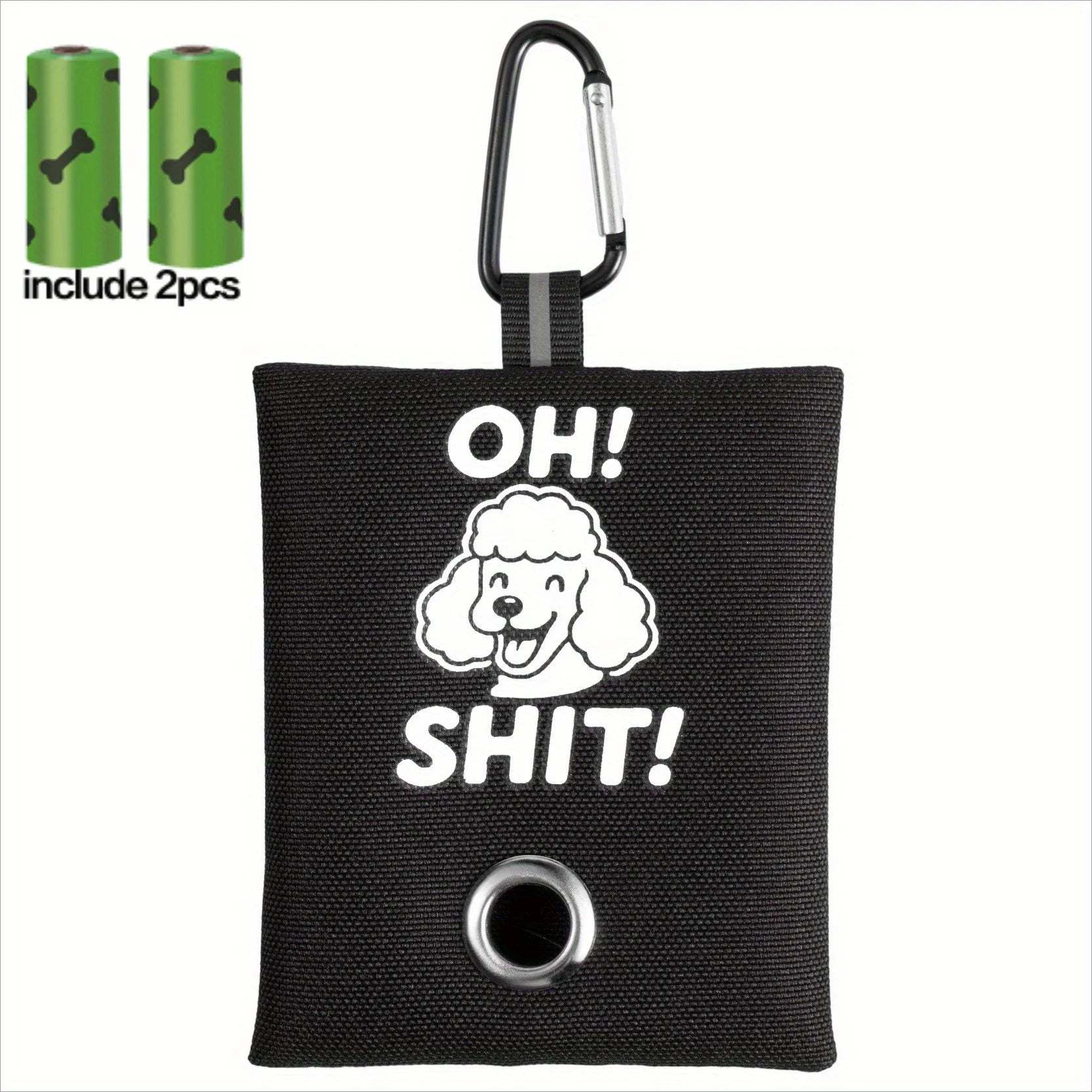 Funny “Oh Shit” Dog Poo Bag Holder