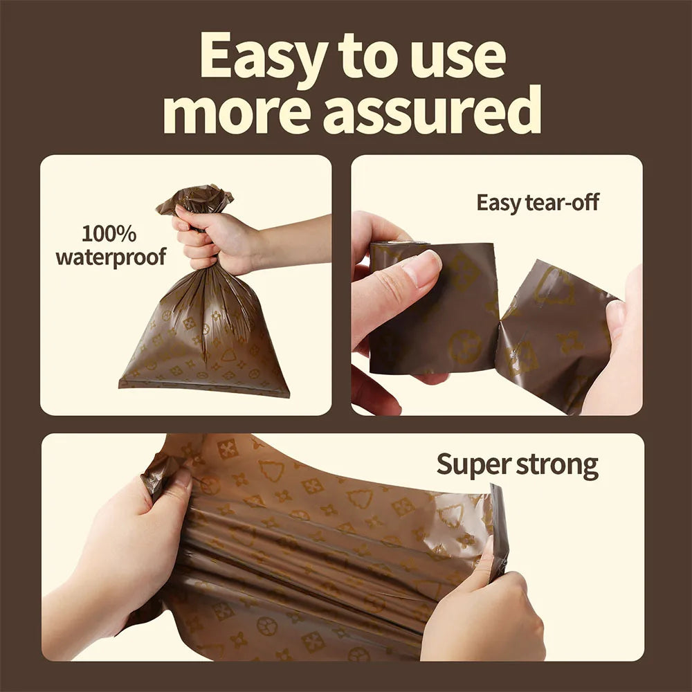 Coffee Scented Dog Poo Bag Rolls
