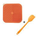 Dog Lick Mat with Suction Cups | Square + Gift