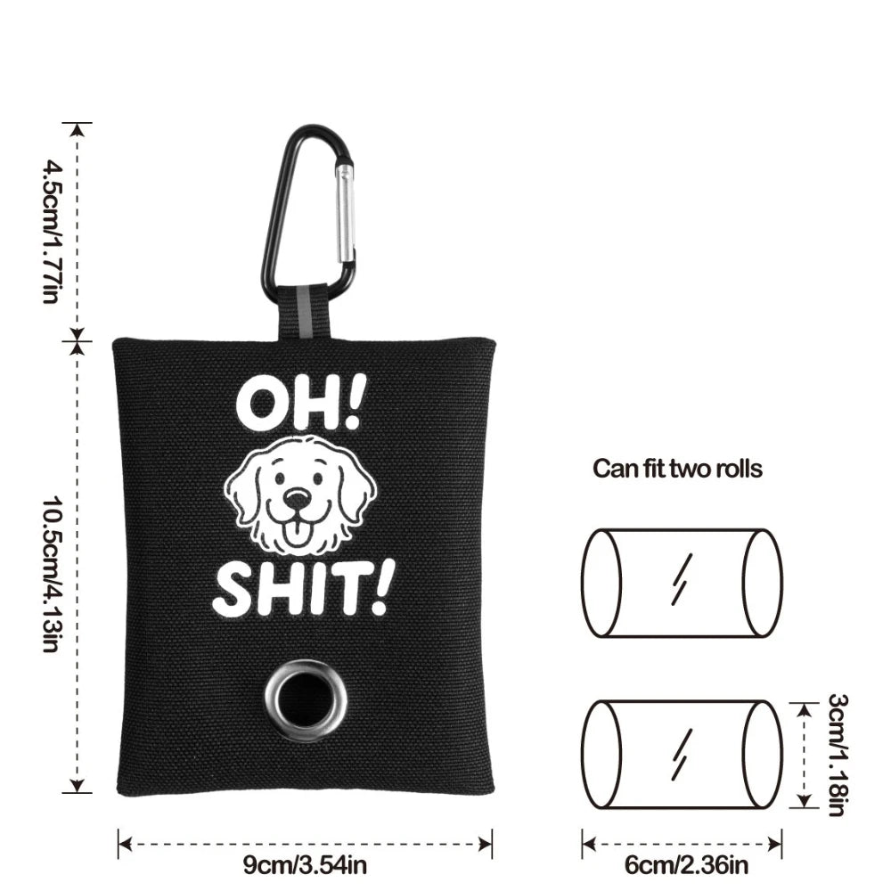Funny “Oh Shit” Dog Poo Bag Holder