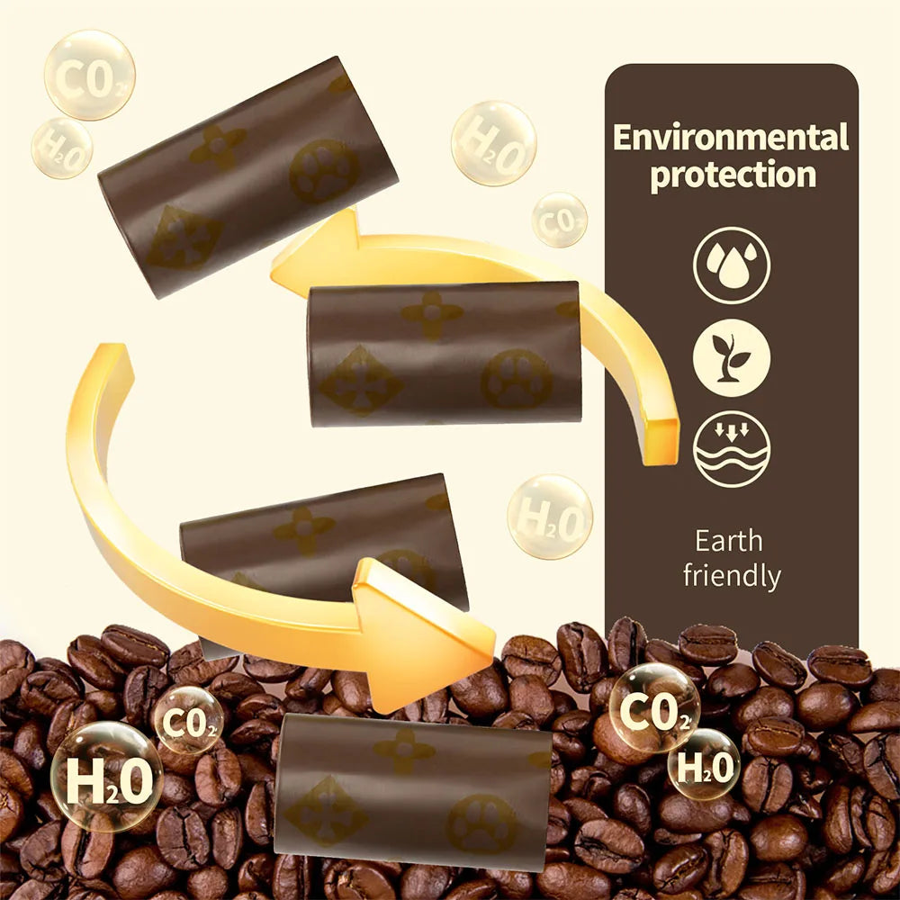 Coffee Scented Dog Poo Bag Rolls