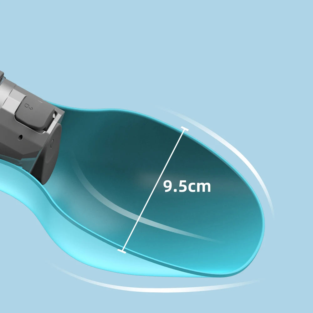 Dog Travel Water Bottle with Fold-Out Bowl