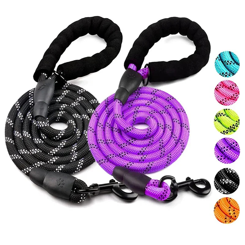 Reflective Dog Lead with Padded Handle