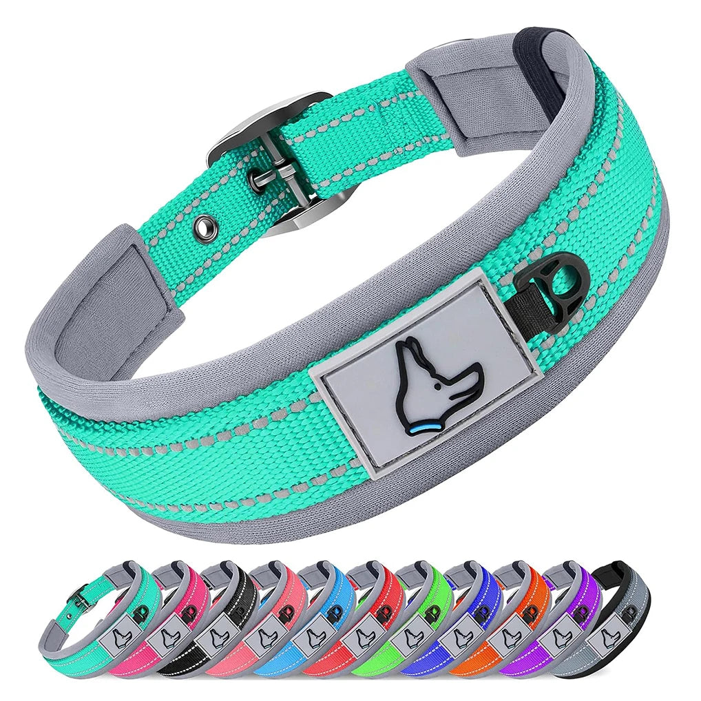 Reflective Padded Dog Collar