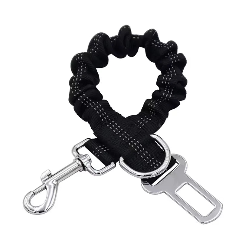 Dog Car Seat Belt with Elastic Shock Absorber
