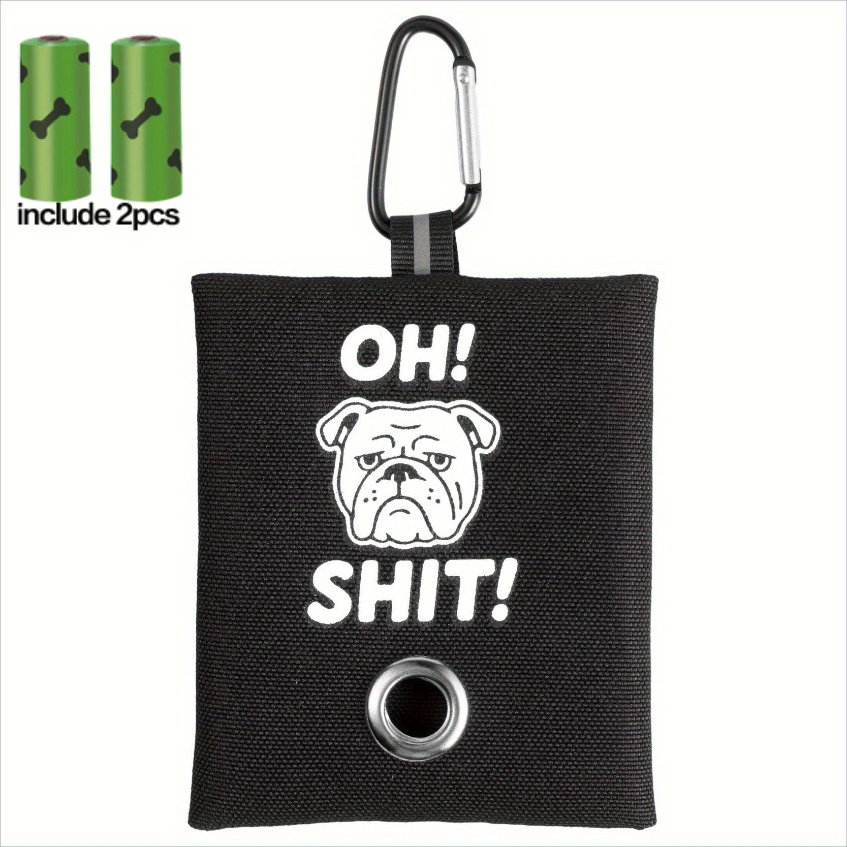 Funny “Oh Shit” Dog Poo Bag Holder